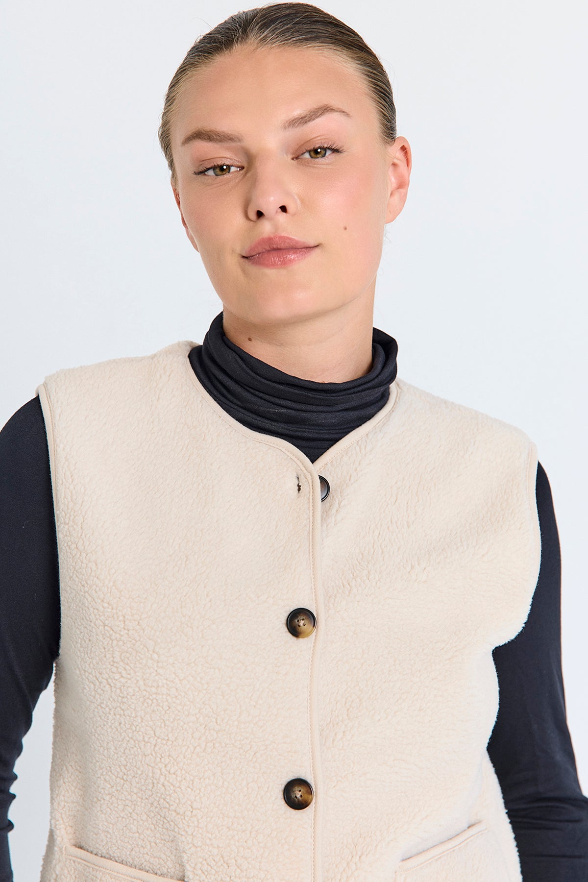 Fqteddy-Waistcoat Beige