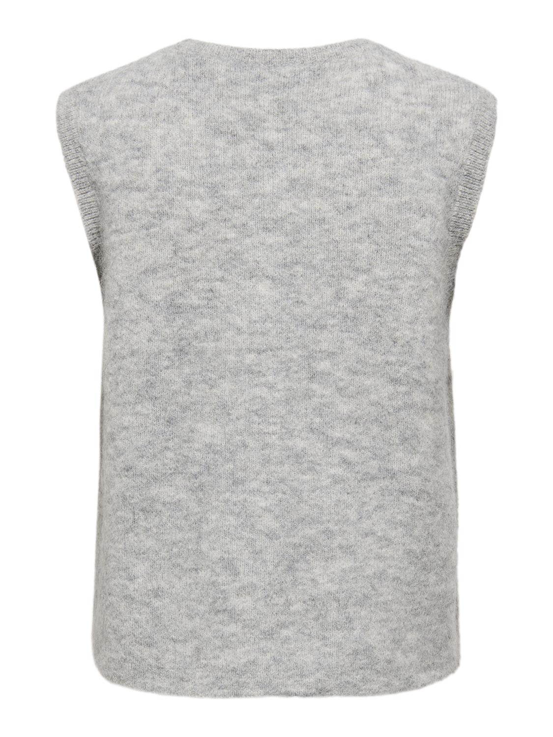 Onlallison Sl Button Vest Knt Grå