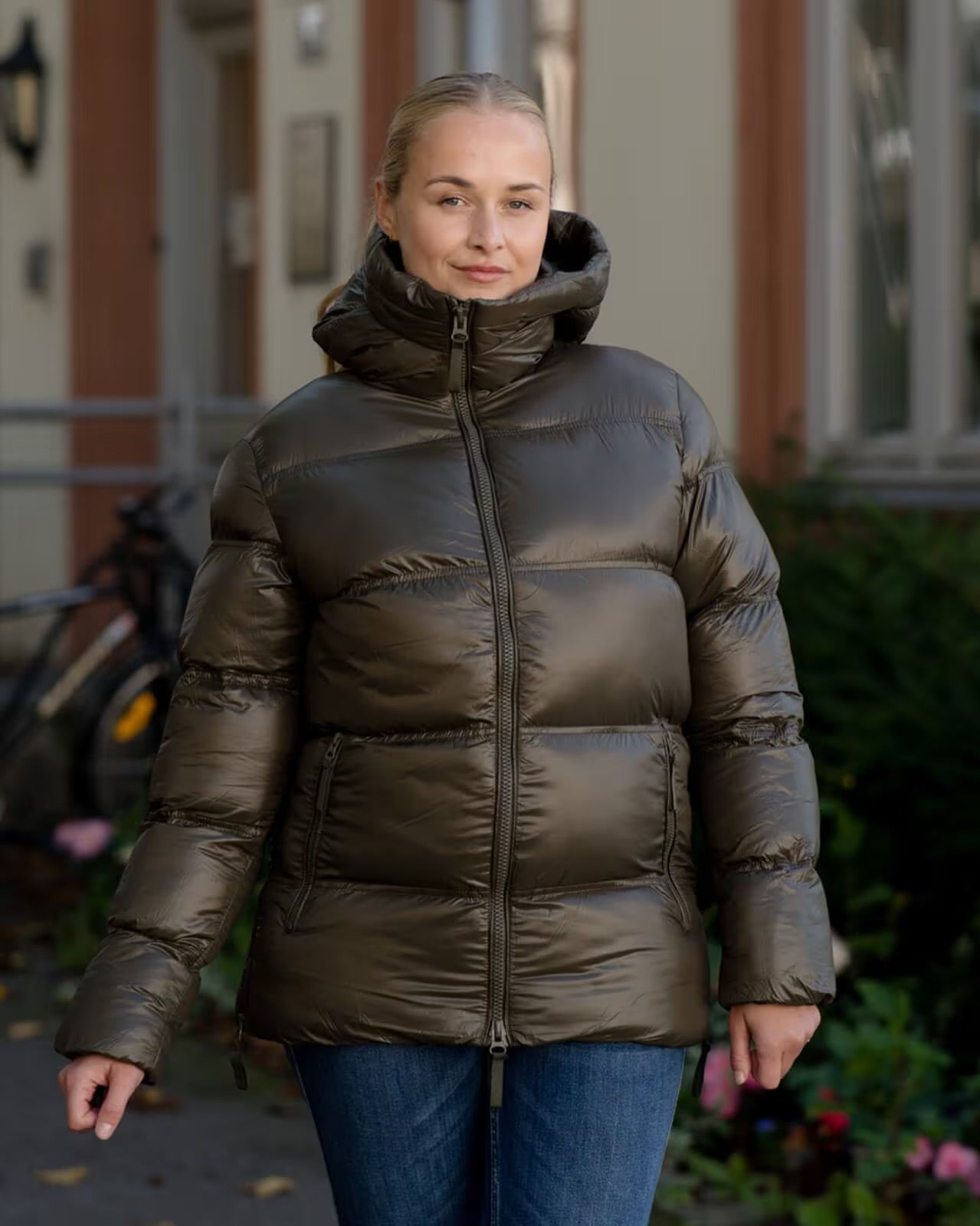 Benedicte jakke Army Grønn