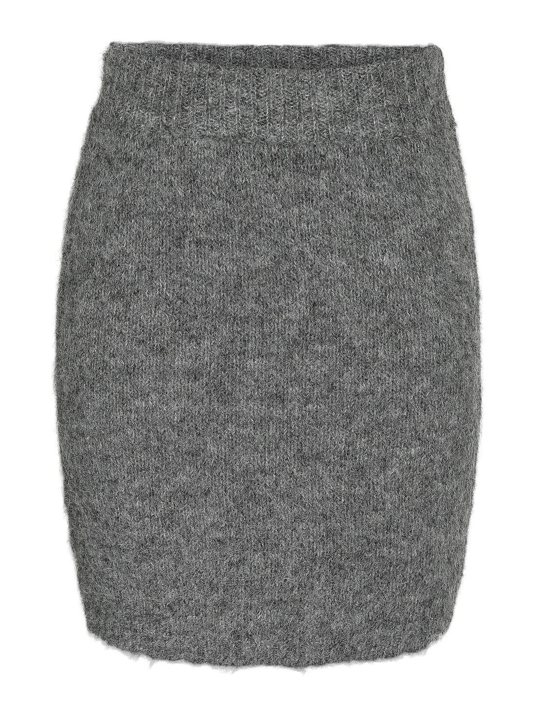 NMSUTTON SHORT KNIT SKIRT FWD Medium Grey Melange