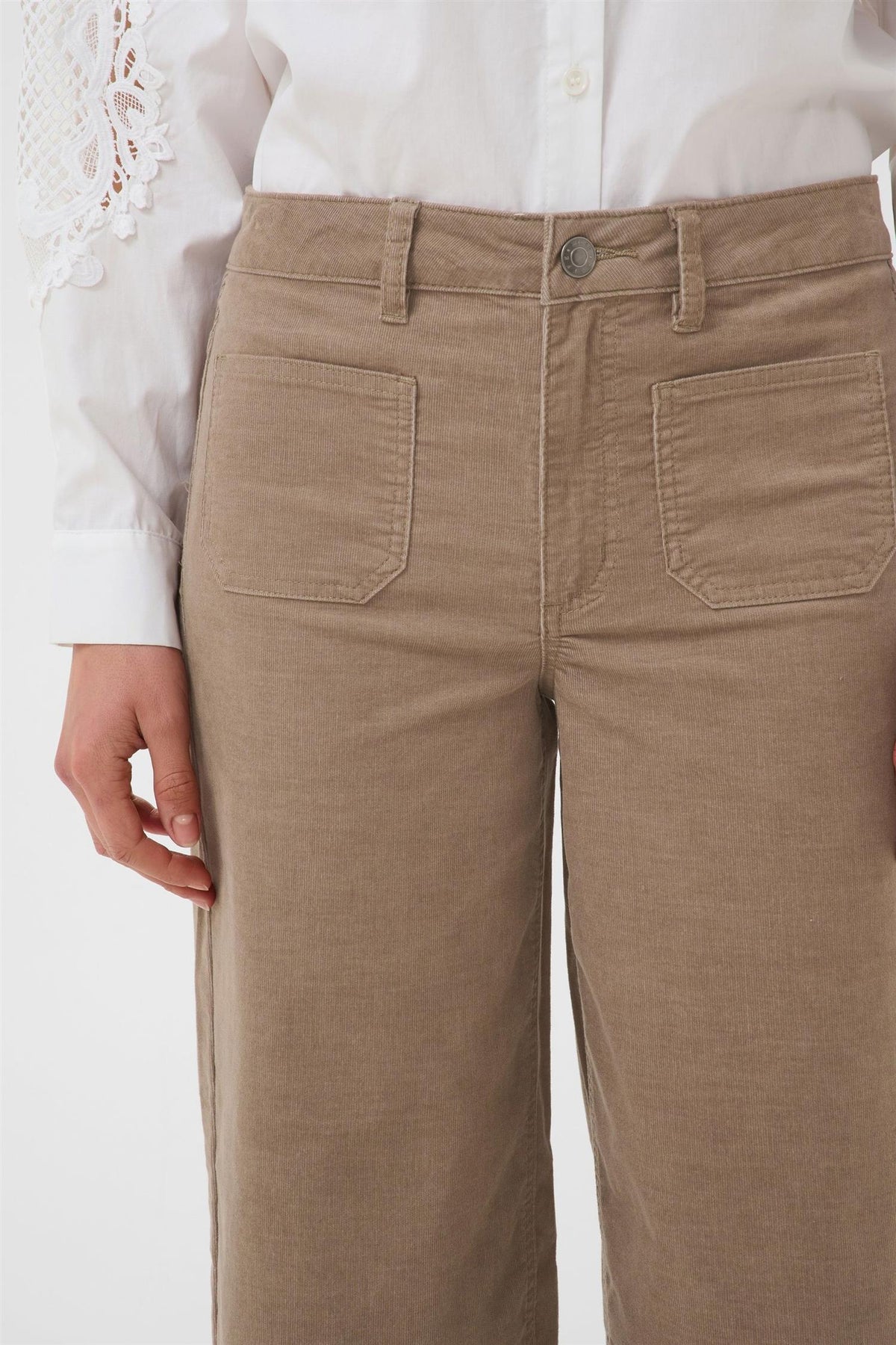 Kabecca Pocket Pants Beige