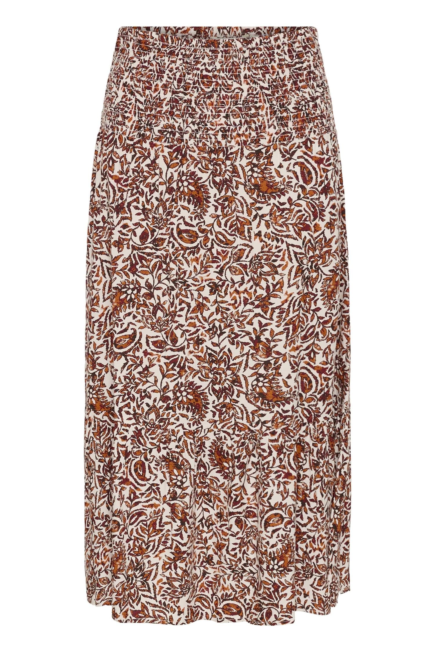 Crtiah Mid Calf Skirt Oransje