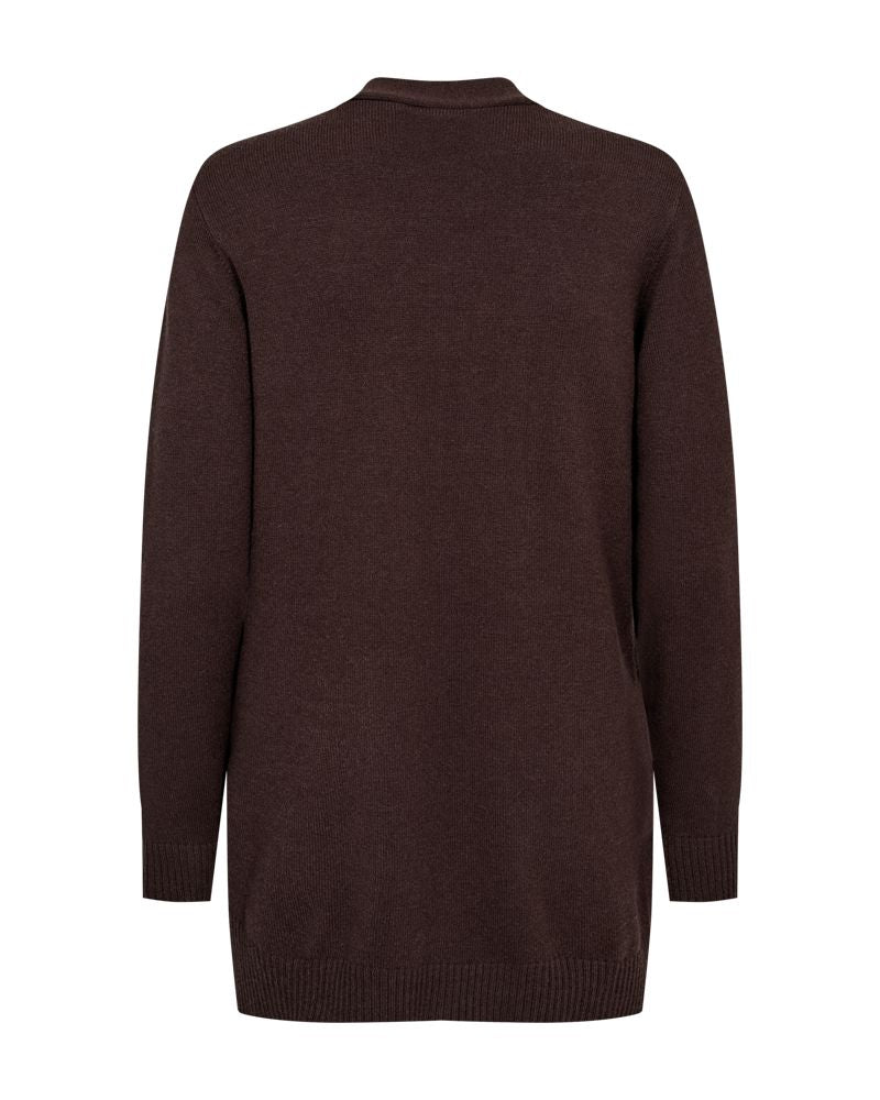 Fqagnes-Cardigan Brun