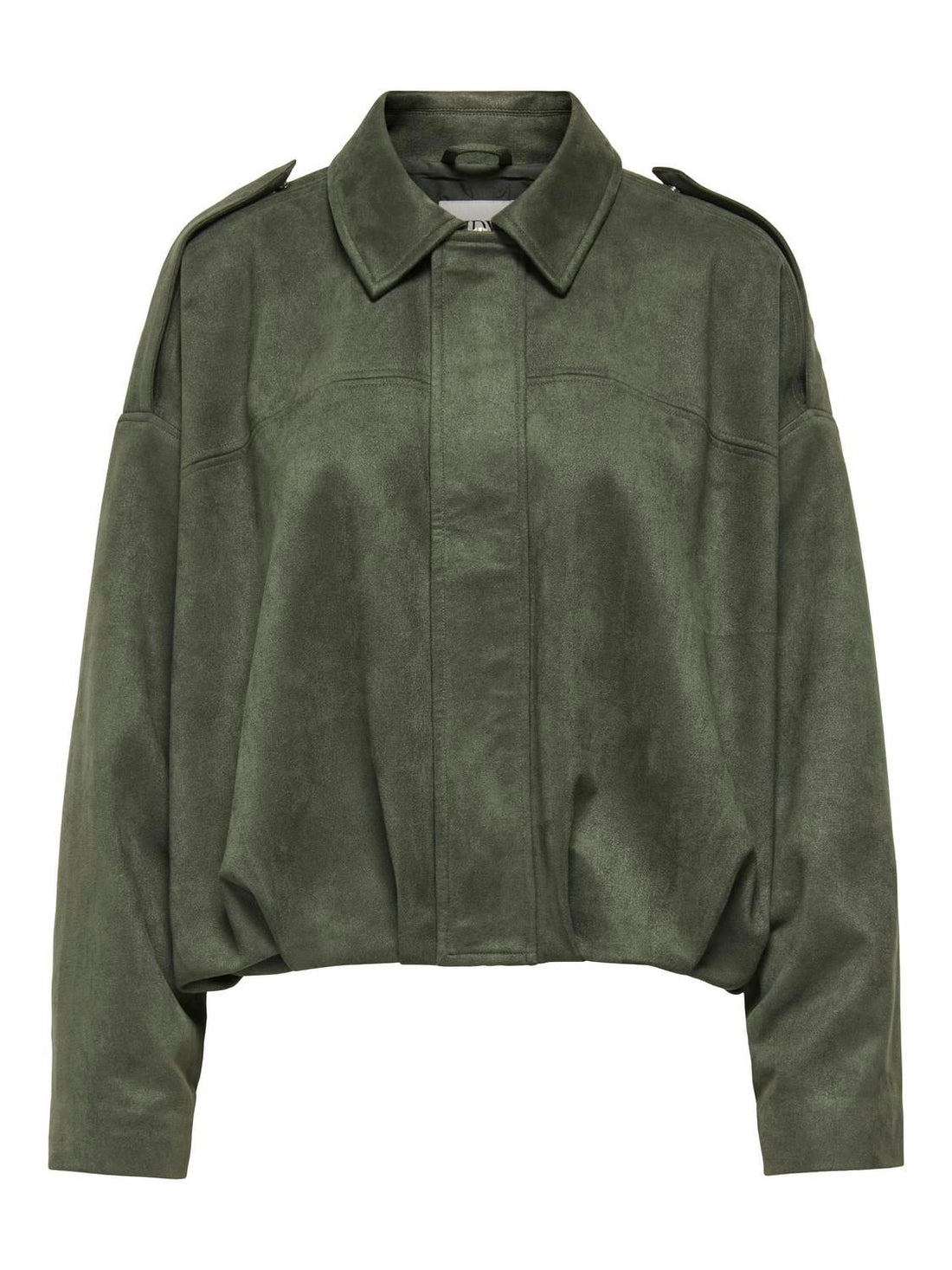 Jdynia Faux Suede Bat Jacket Otw Noos Grønn
