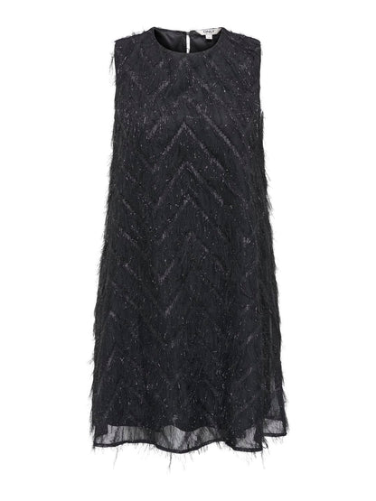 Onlfaye Life Sl Feather Dress Wvn Sort