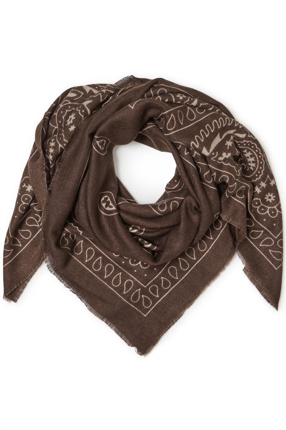 Sbxpaisa Scarf 1 Brun