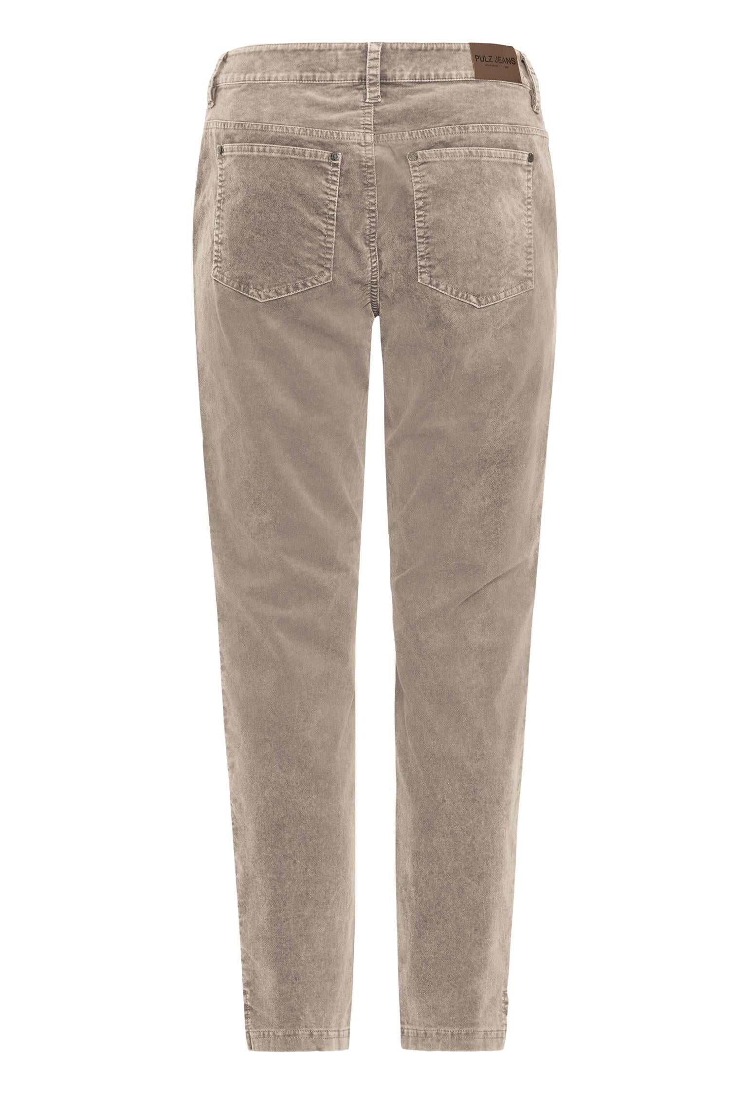Pzfiba Hw Pant Skinny Leg Brun