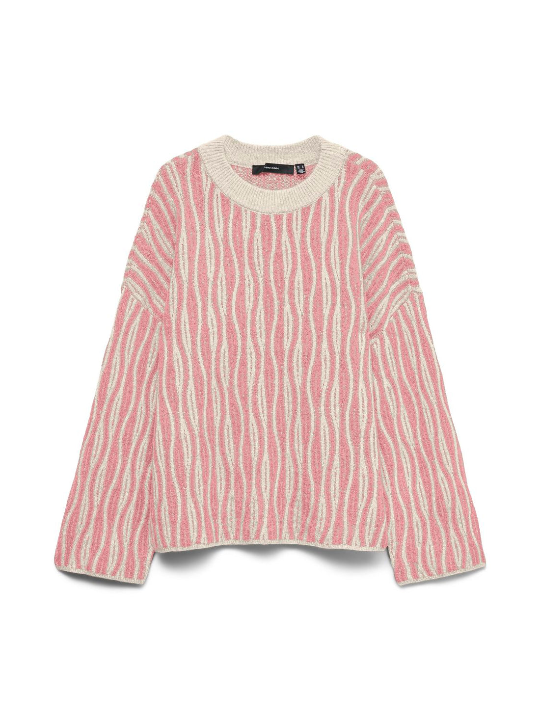 Vmjosie Ls O-Neck Long Pullover Boo Grå