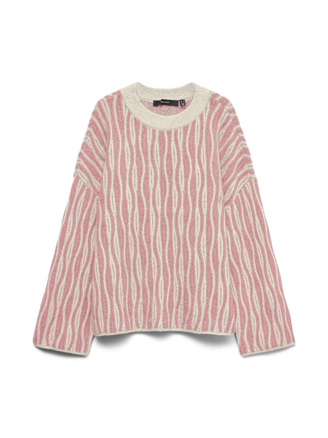 Vmjosie Ls O-Neck Long Pullover Boo Grå