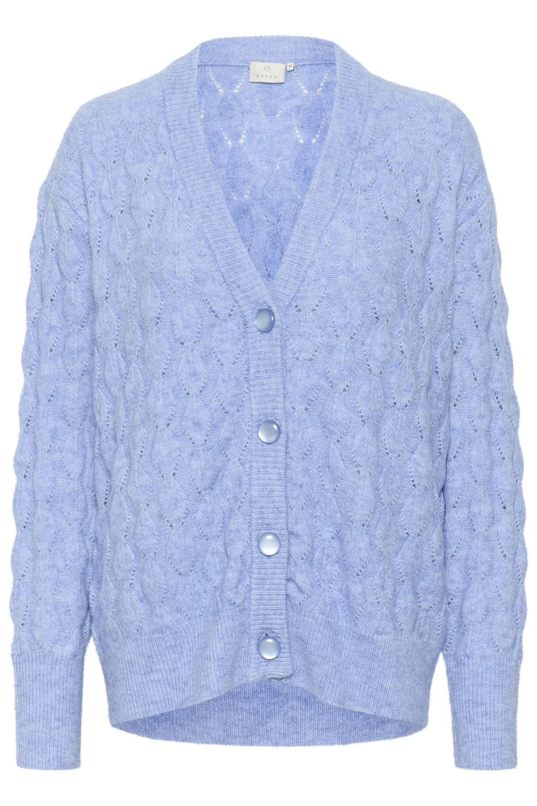 KAmalene Knit Cardigan Vista Blue Melange