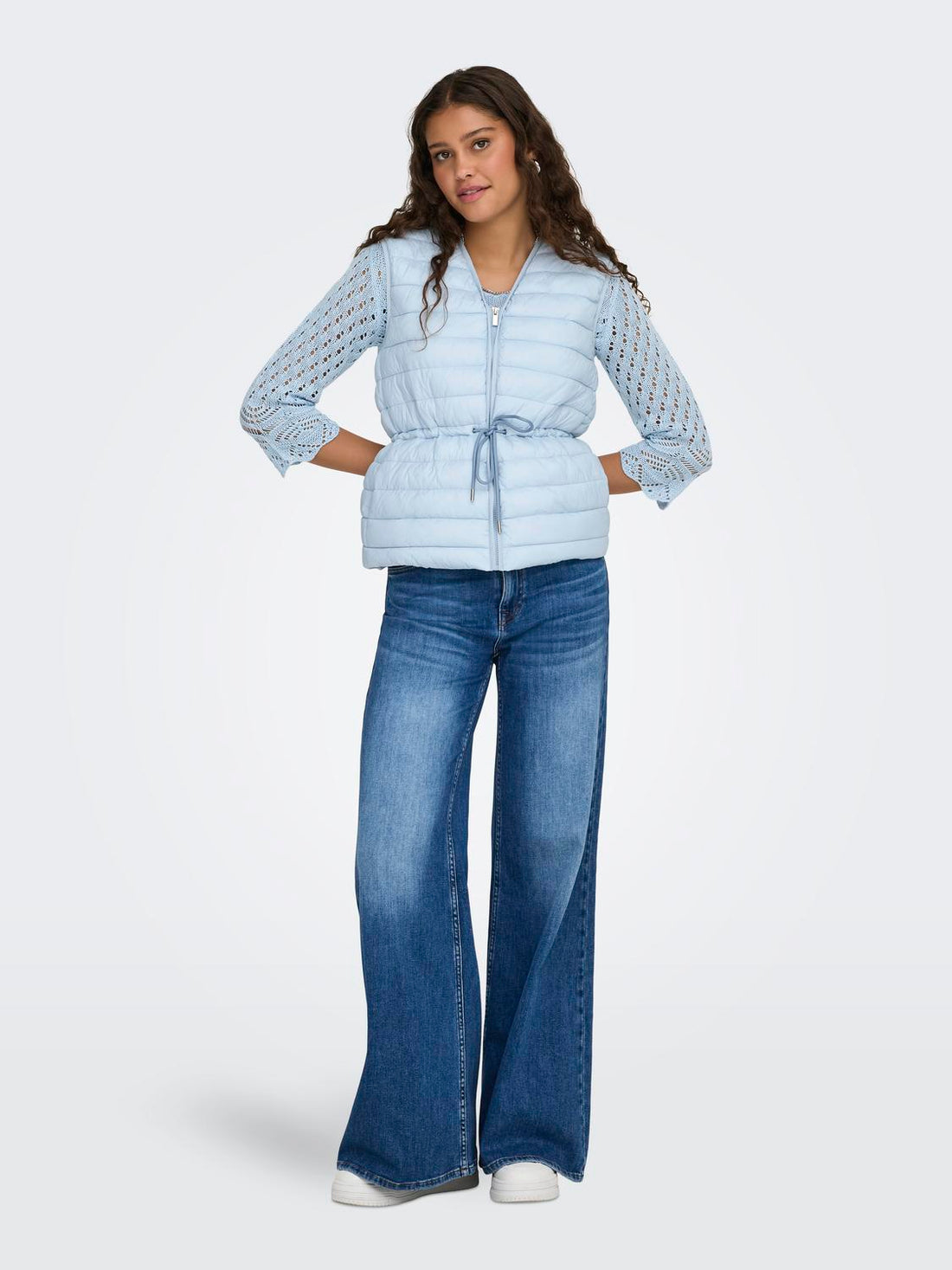 Jdyrenee Quilt Waistcoat Otw Sij Blå