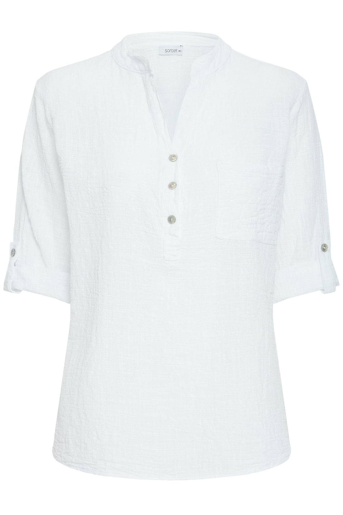 Sbalexa Solid Blouse 2 Hvit