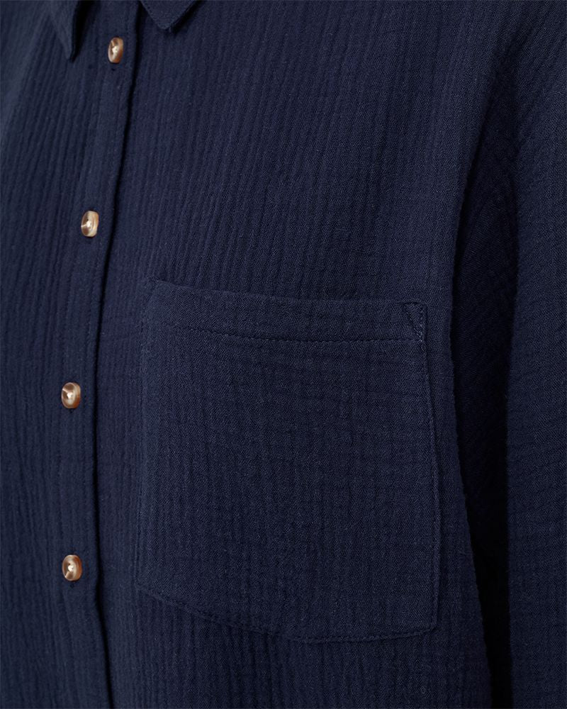 Fqesmingo-Shirt Blå