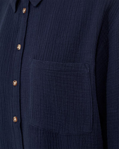 Fqesmingo-Shirt Blå