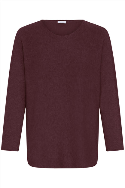 Sbinnova Oknit Blouse Burgunder