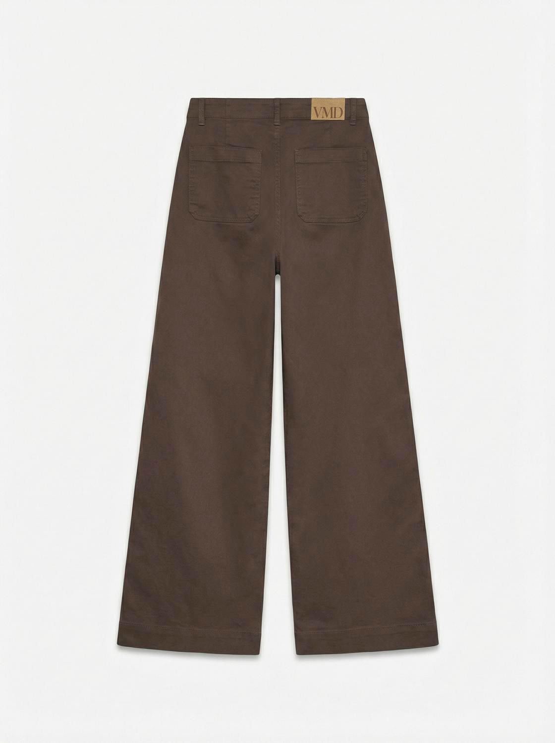 Vmkayla Hr Wide Pocket Color Jeans Noos Brun