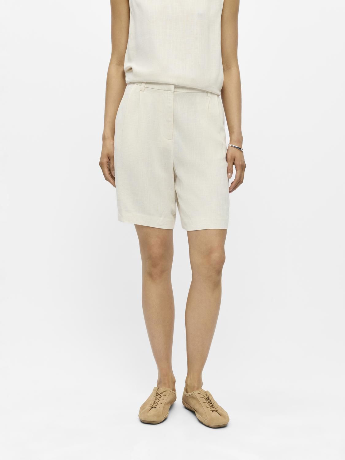 Objsanne Mw Lo Shorts Noos Beige