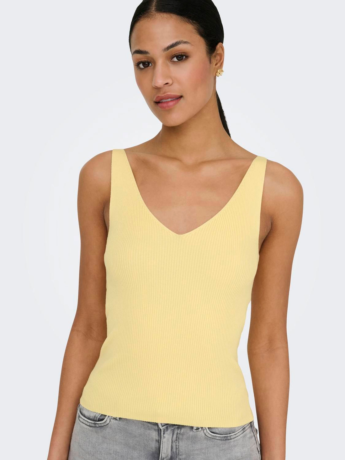 Jdynanna S/l Top Knt Noos Gul