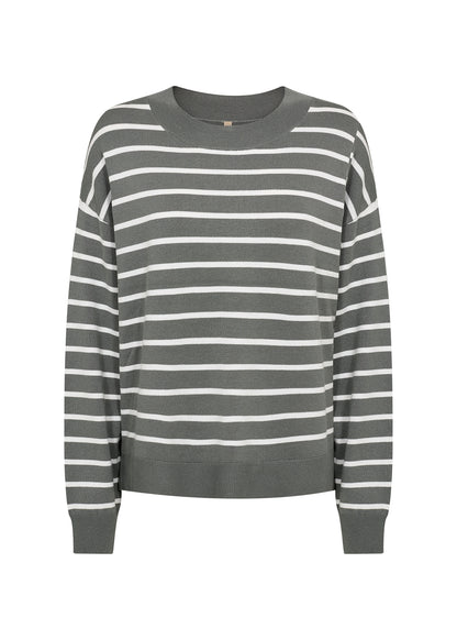 Sc-Dollie stripe 780 genser Grønn