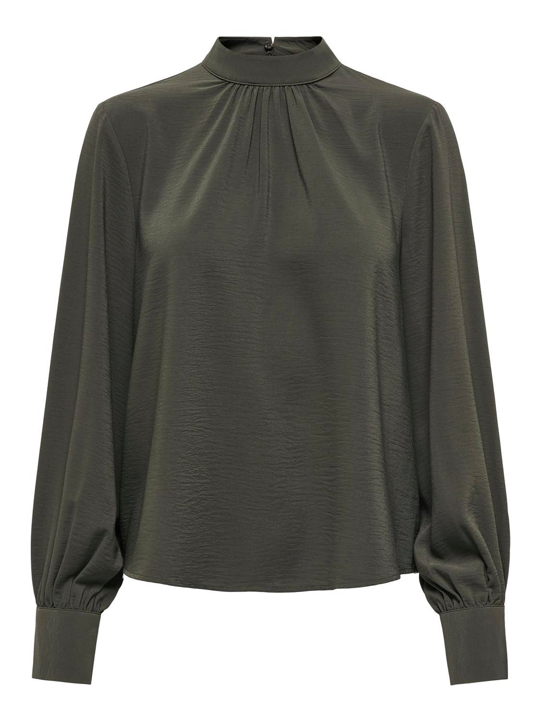 Jdyaya L/s Hn Top Wvn Dia Mørkebrun