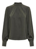 Jdyaya L/s Hn Top Wvn Dia Mørkebrun