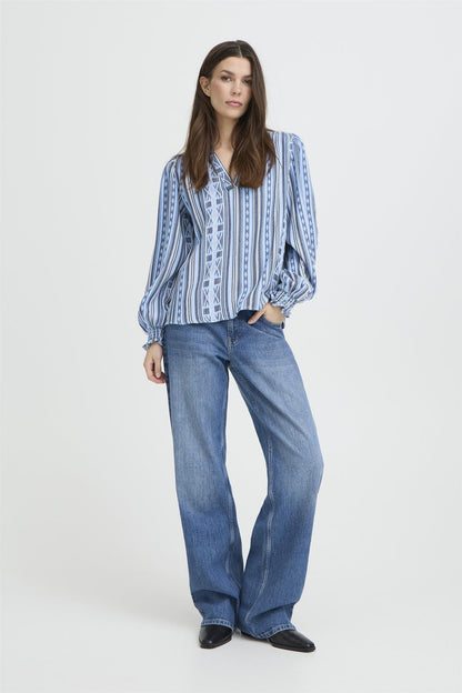 Pzalexis Blouse Blå