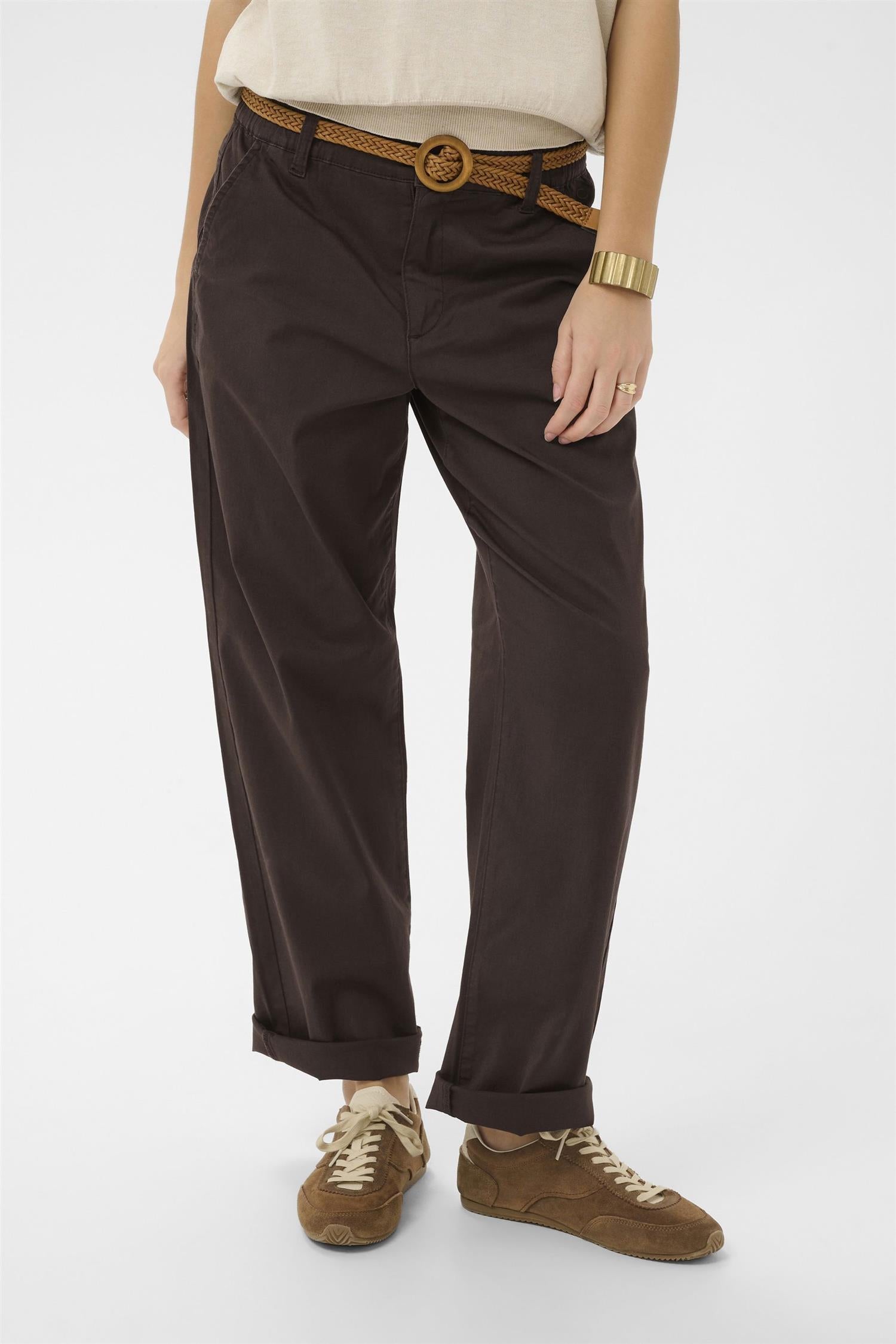 Crlorraine Belt Pant Brun
