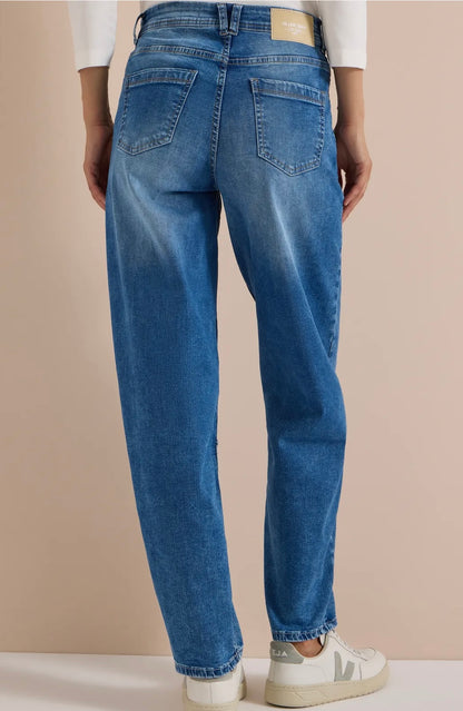 Scarlett barrel Medium Blue Denim