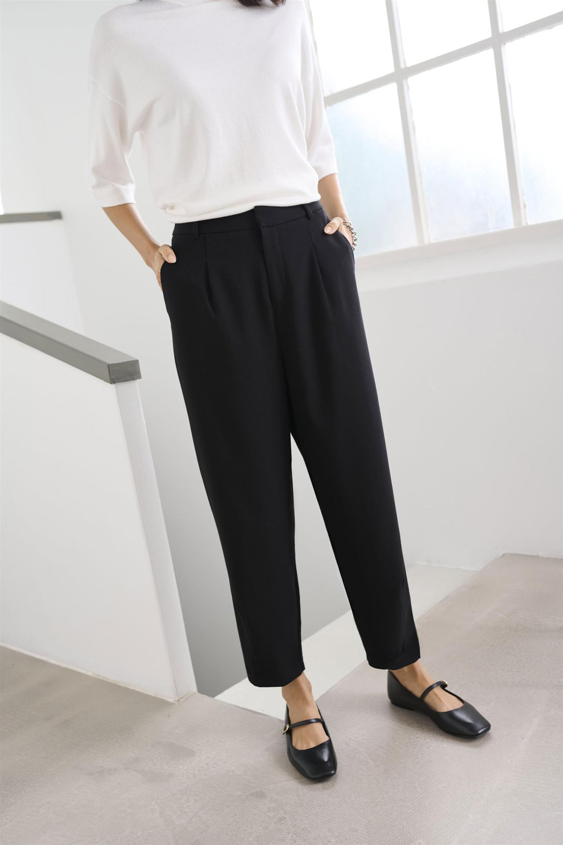 Kamerle Pants Cropped Sort