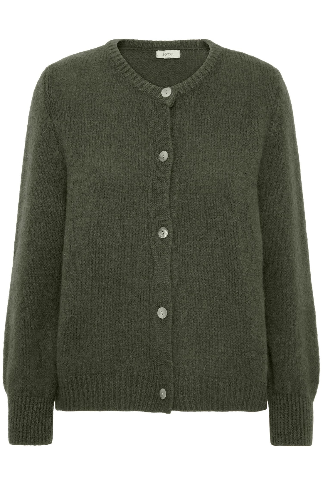 Sbgulvig Knit Cardigan Dusty Olive