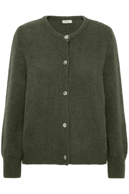 Sbgulvig Knit Cardigan Dusty Olive