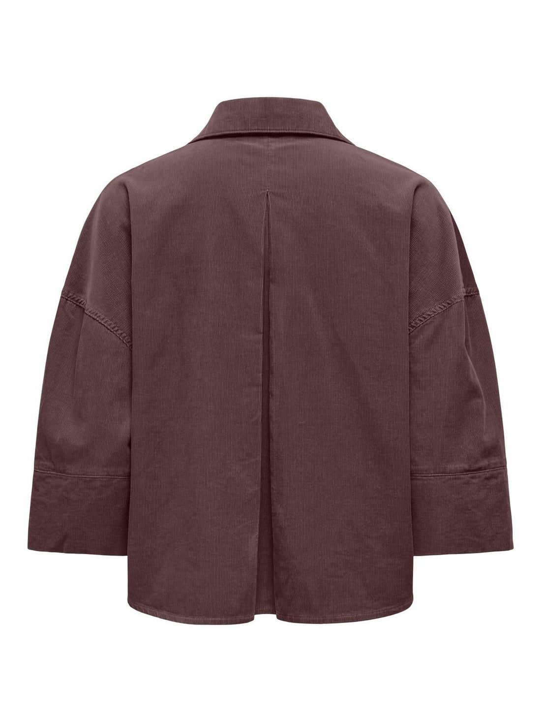 Onlnessa 3/4 Cord Shirt Cc Pnt Burgunder