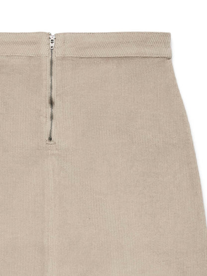 Vmkata Hr Corduroy Short Skirt Noos Grå