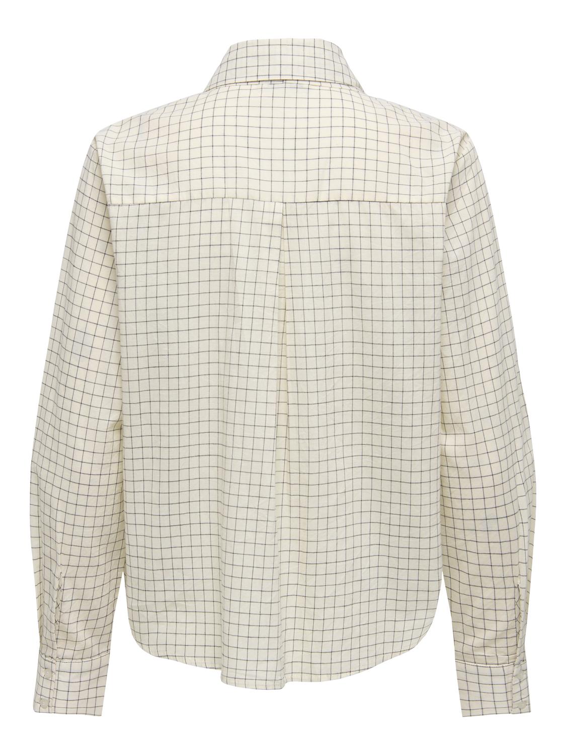 Jdycami L/s Bow Shirt Wvn Grå