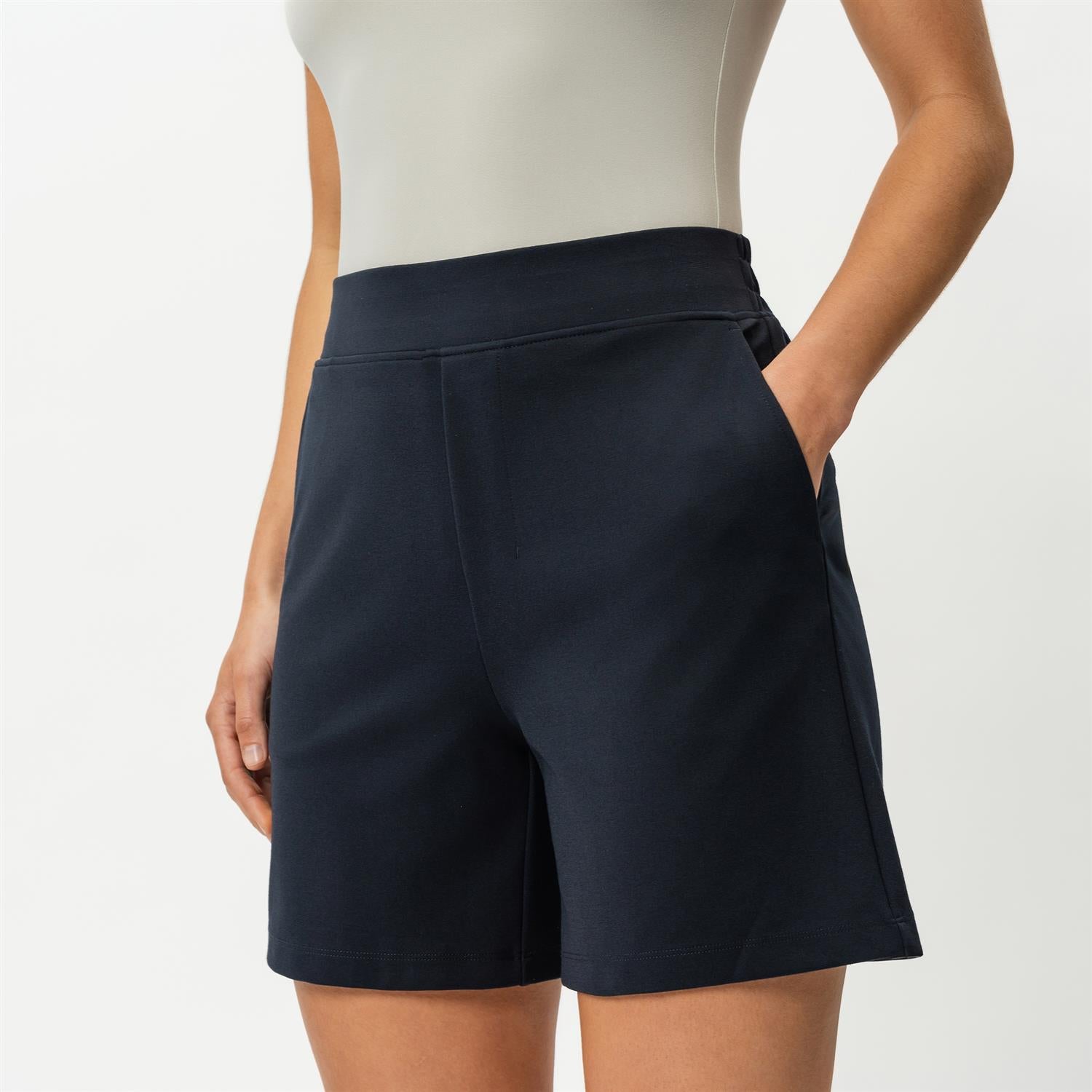 Light Ponte Shorts Marine