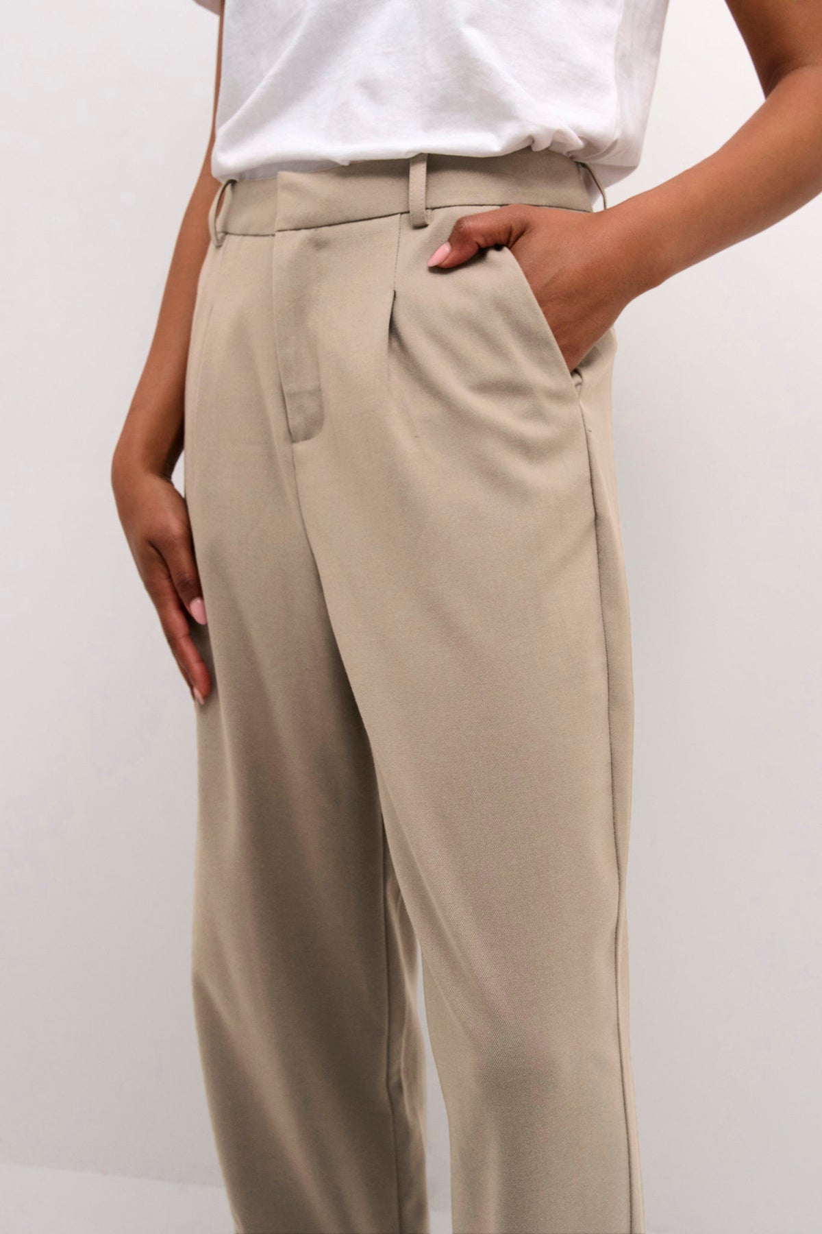Kamerle Pants Cropped Brun