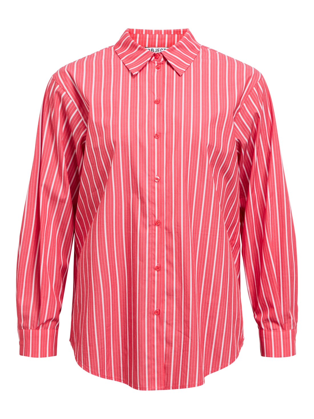 Objtutta Lo L/s Shirt Noos Rød