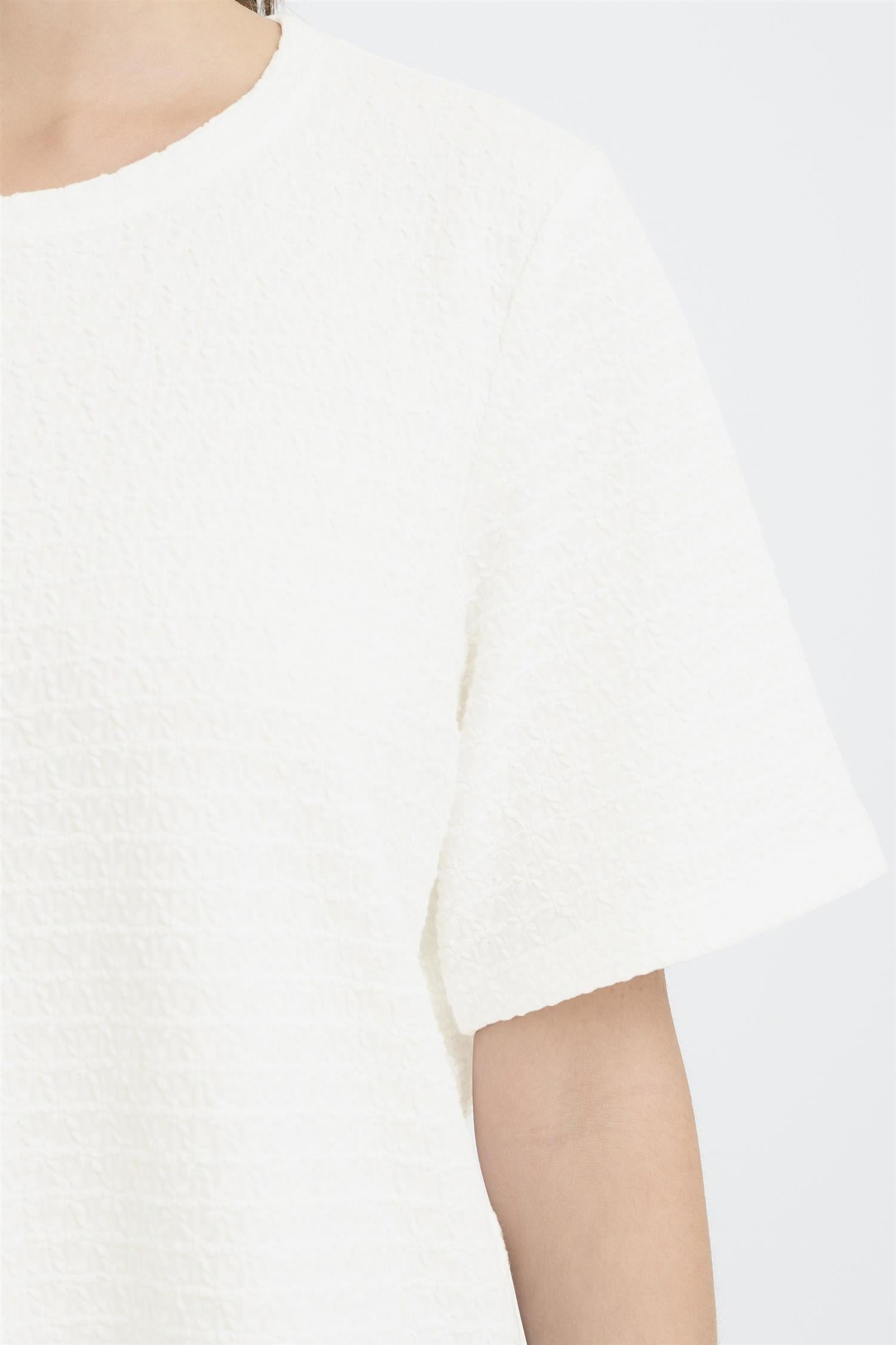 Pzbrea Ss Tshirt Hvit