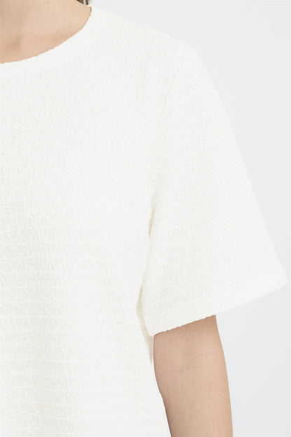 Pzbrea Ss Tshirt Hvit