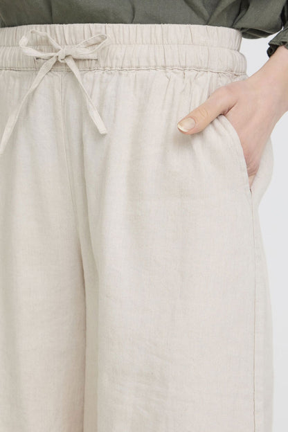 Pzluca Shorts Wide Leg Beige