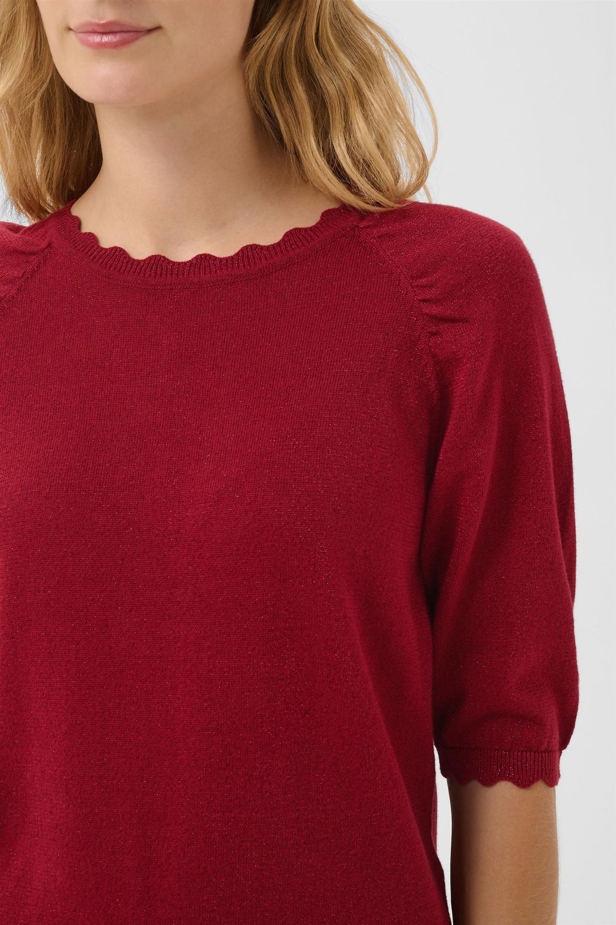 Dotpw Pullover Rød
