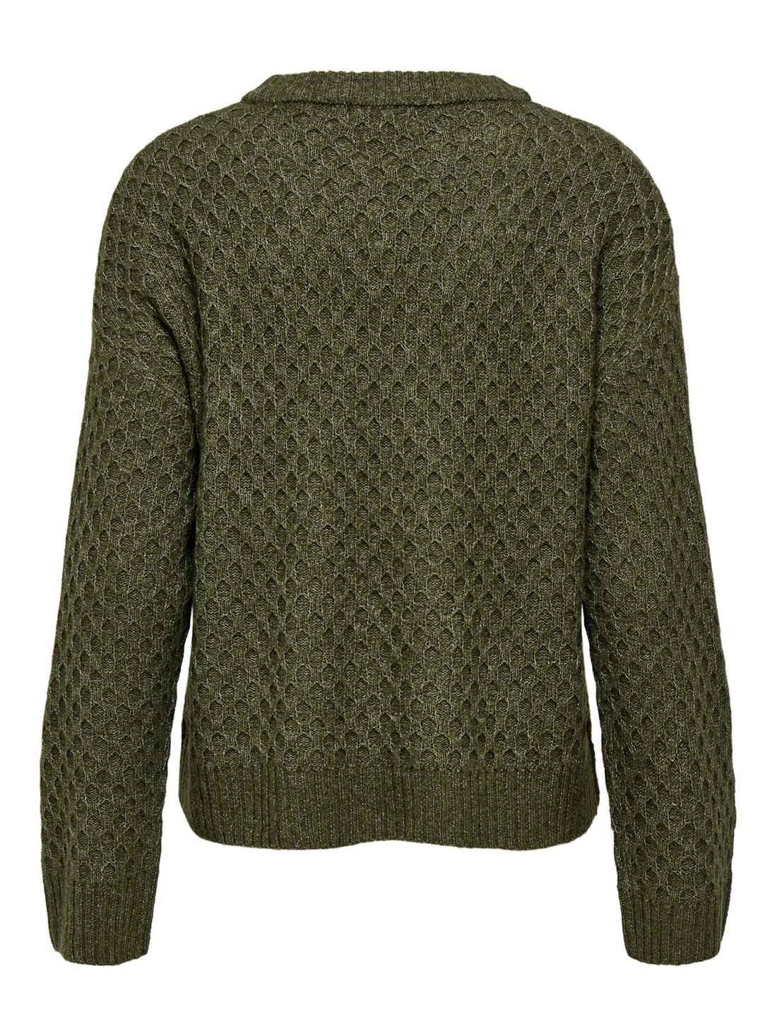 JDYBIGUM L/S O-NECK PULLOVER KNT Mørkegrønn