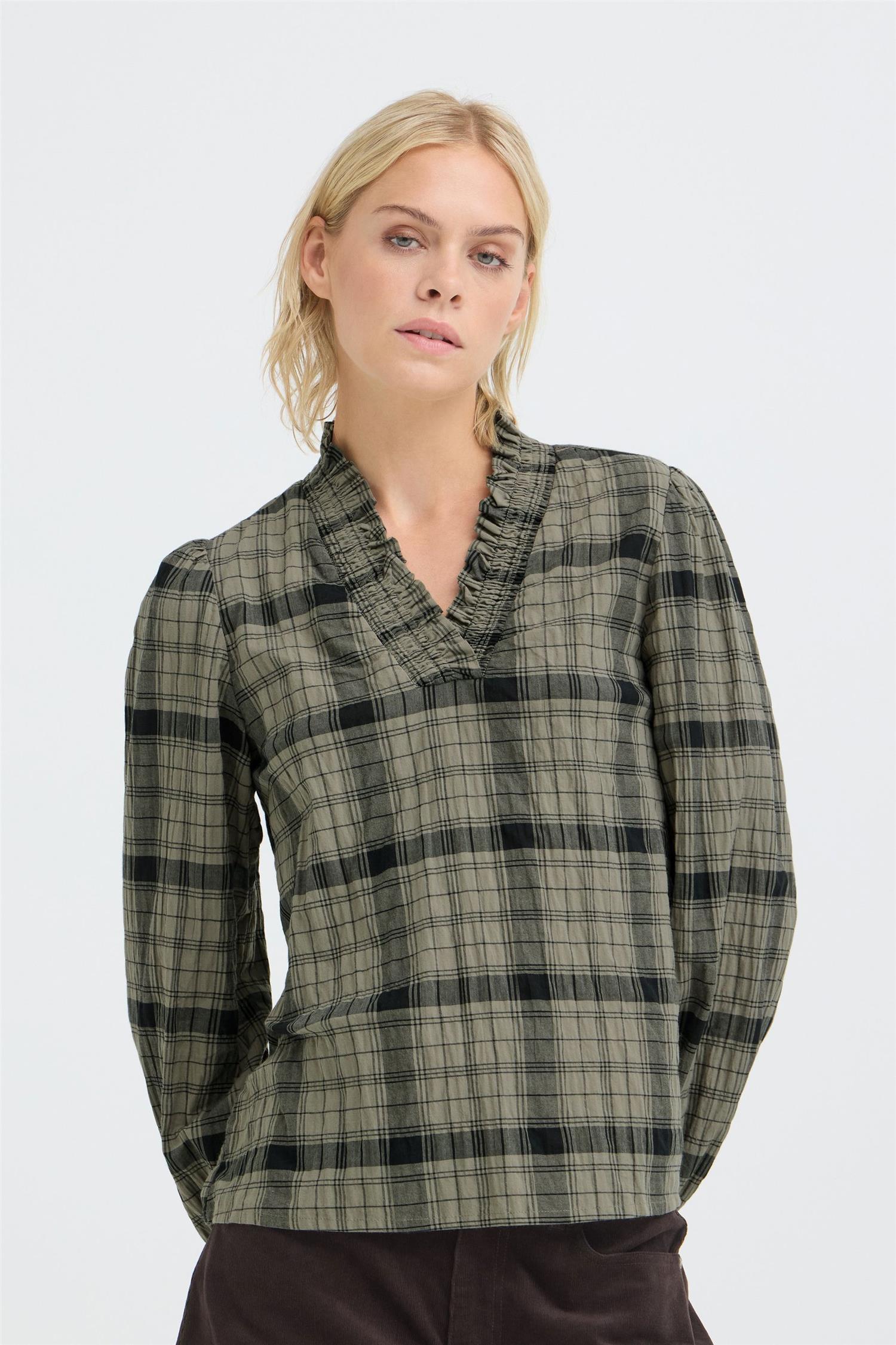Pzelna Blouse Grønn