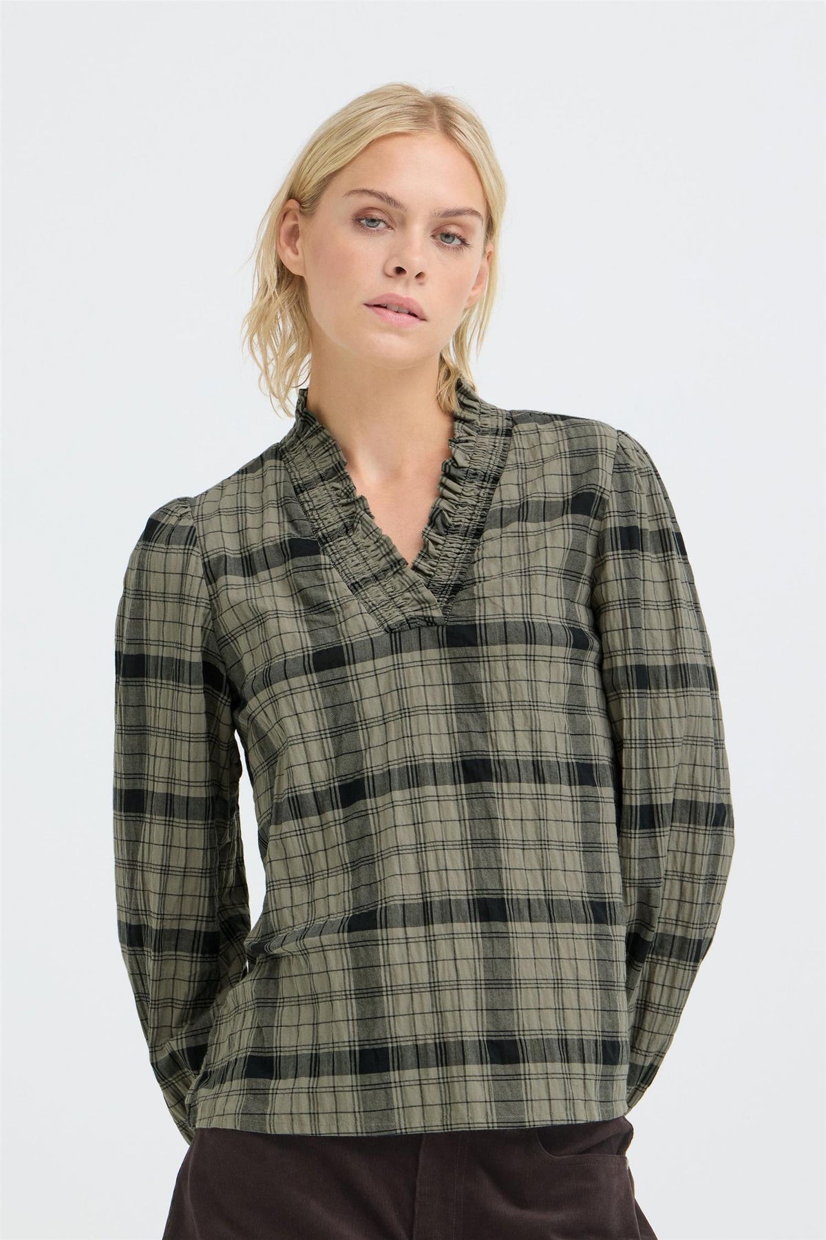 Pzelna Blouse Grønn