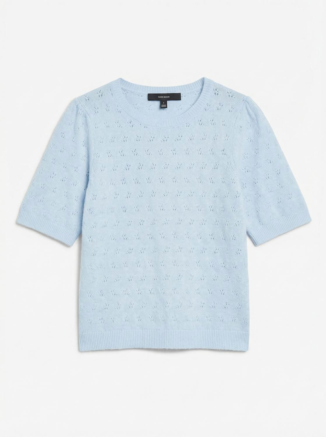 Vmdoffy Stitch 2/4 O-Neck Pullover Noos Blå