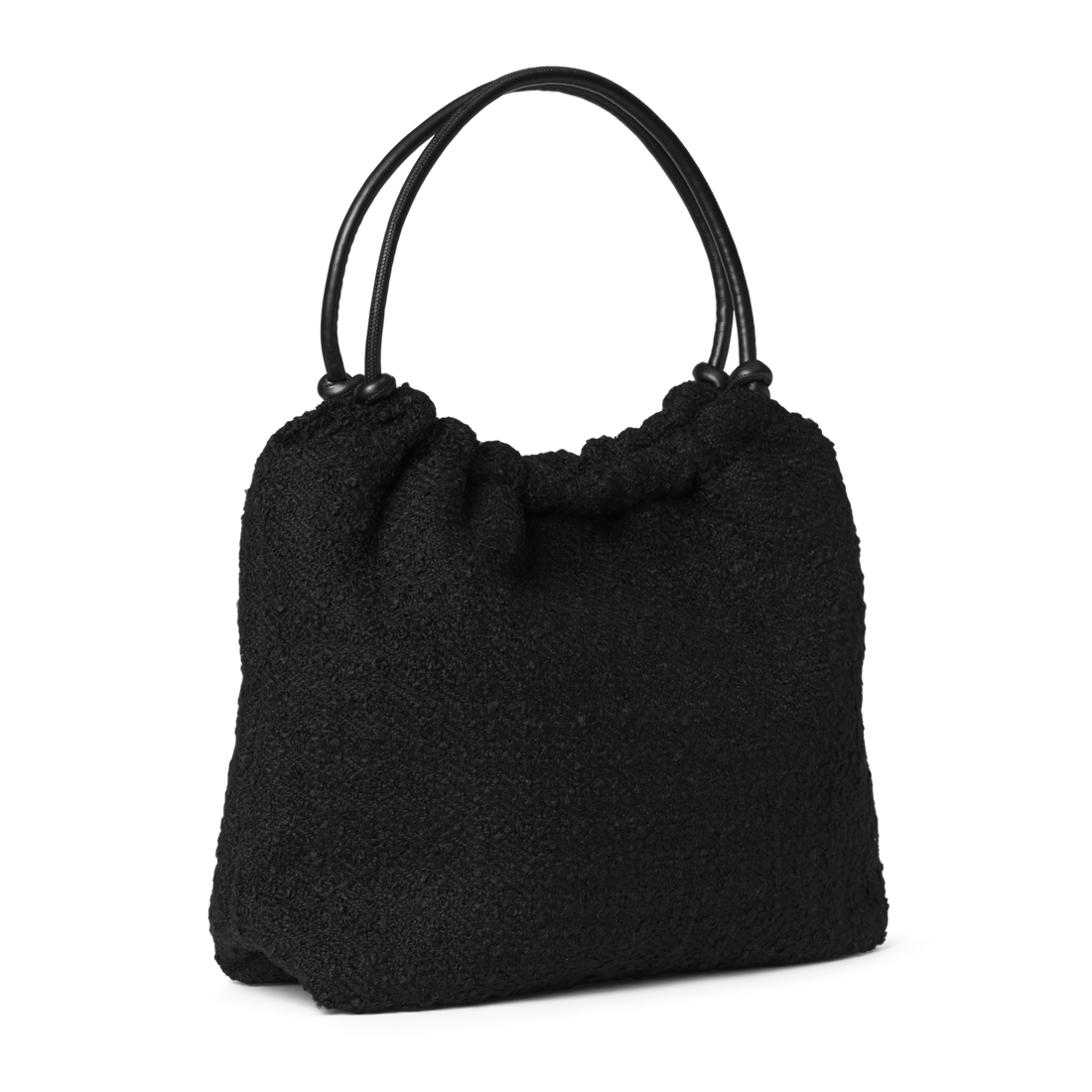 Day Woolen Pop Scrunch Tote Svart