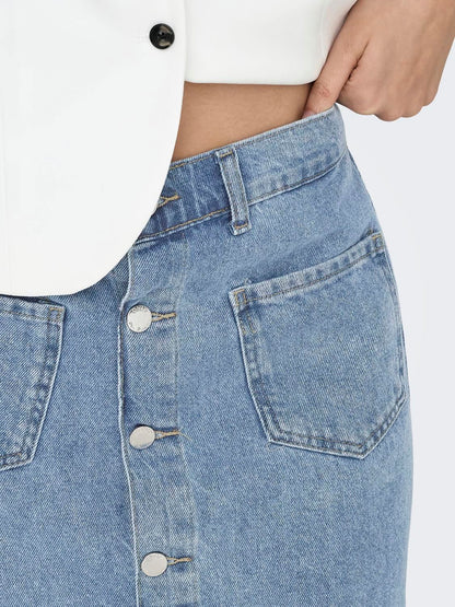 Onlamazing Hw Skirt Tai Dnm Noos Blå