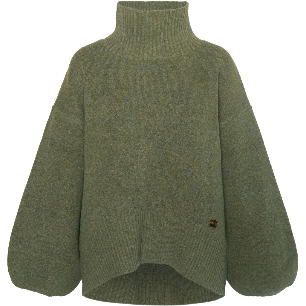 Fam patch Sweater Short Grønn