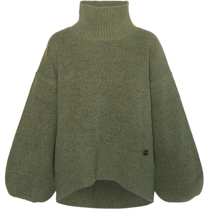 Fam patch Sweater Short Grønn