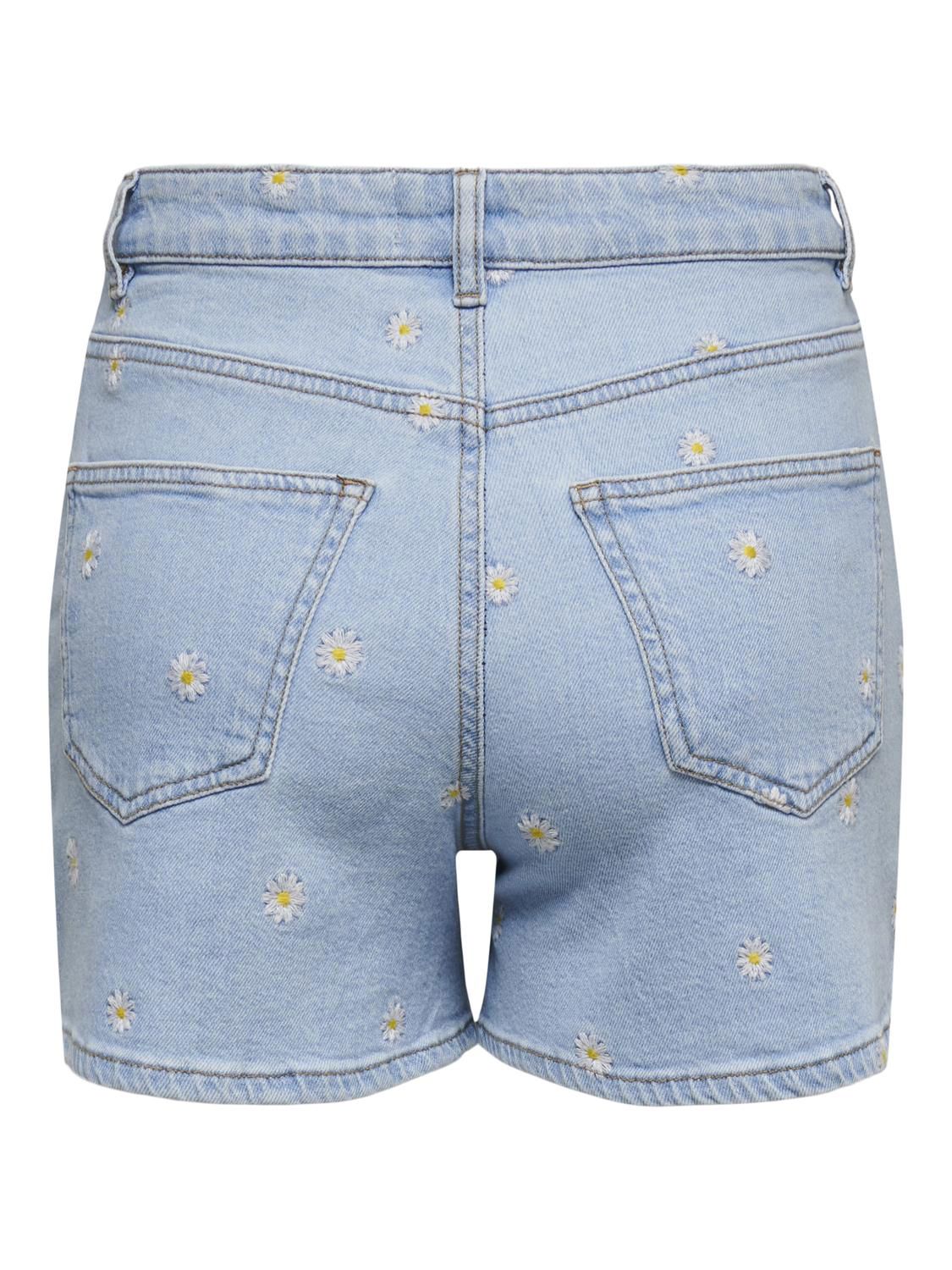 Onljosephine Hw Daisy Dnm Shorts Azgnoos Blå